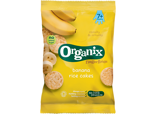 Organix FingerFoods Banana Rice Cakes
