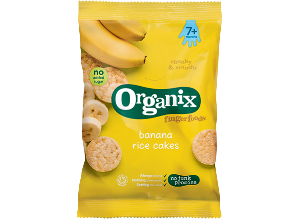 Organix banana hot sale rice cakes