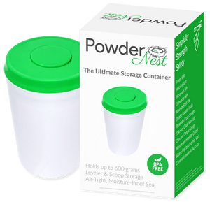 Powder Nest Baby Formula Storage Container- Green