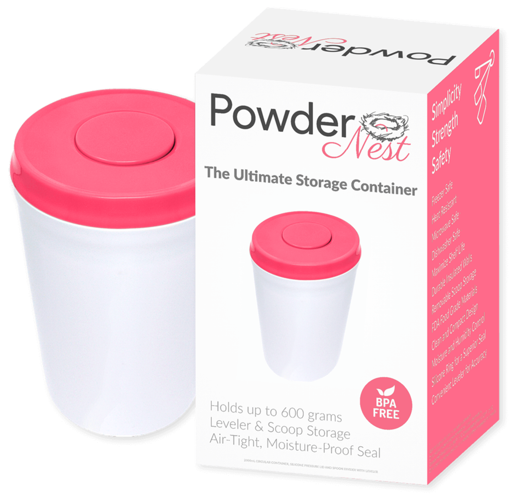 Powder Nest Baby Formula Storage Container- Pink