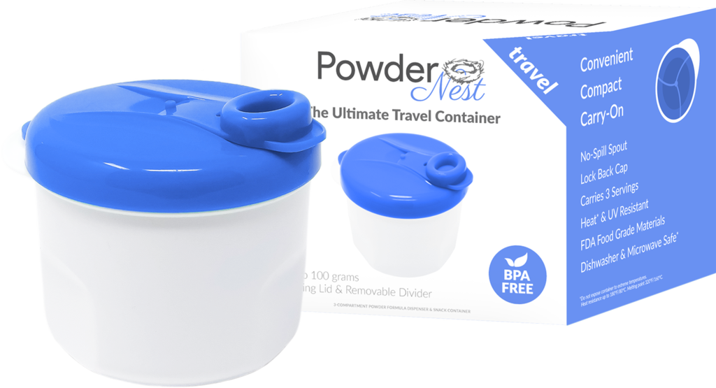 Powder formula hotsell travel container